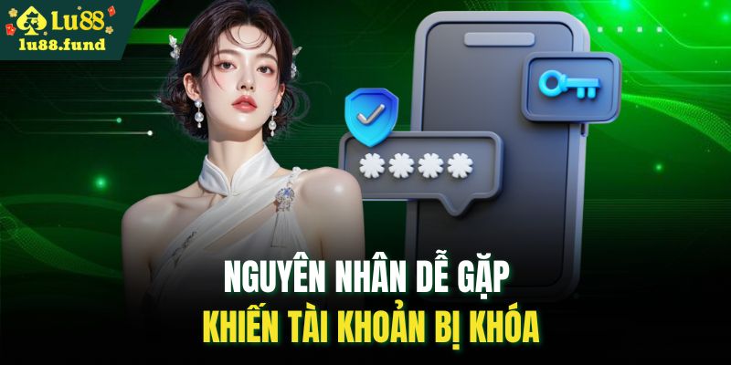 Nguyên nhân dễ gặp khiến tài khoản bị khóa